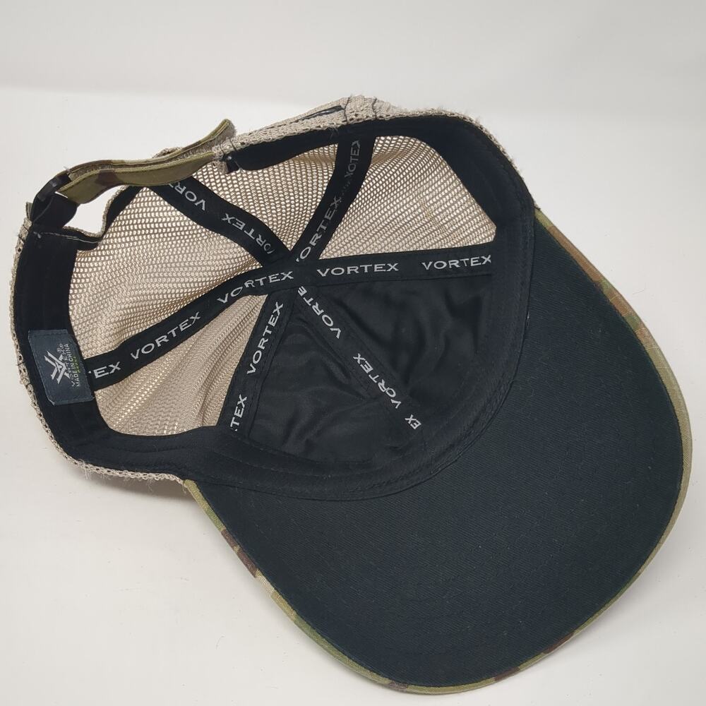 Vortex Logo Patch Strapback Mesh Back Trucker Hat… - image 6